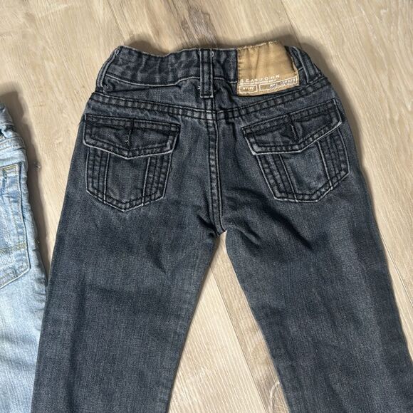 Cat & Jack Skinny Light Wash Jeans, Dark Wash Straight Leg Set Bundle 4 - Picture 6 of 8